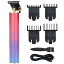 COSYONALL電動バリカン小型ヘアカッターI1-PクリスマスプレゼントUSB充電式ミニ電気式ヘアトリマー子どもヒゲトリマーヘアクリッパーコードレス刈り長さ調節低騒音切れ味ショートヘア散…(2)