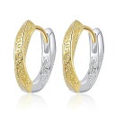 BellitiaJewelryハワイアンジュエリーレディース純銀リングピアス紋イヤリングミックスカラークリップスターリングシルバー925プラチナ18Kメッキ金属アレルギー対策女性プレゼントアクセサ…