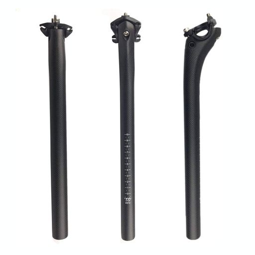 PLATTカーボンシートポスト自転車超軽量3Kつや消しmtbマウンテン/ロードバイクシートピラー振動吸収性2..