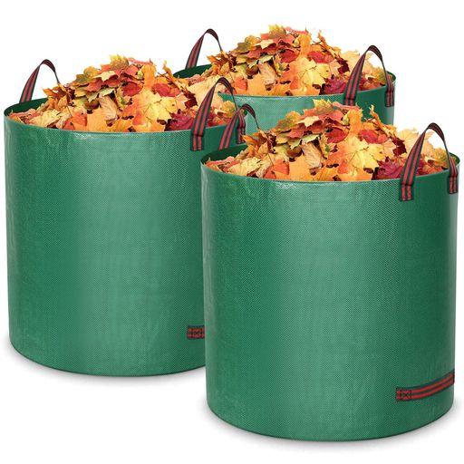 Athvchtガーデンバッグ大容量272L3個入り防災収納袋ガーデンバケツフレコンバッグ集草バッグ大型庭用袋..