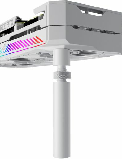 Novonestgpuサポートグラボステーホワイトgpuステー白ビデオカードホルダー高さ調整グラボ支え伸縮自由グラフィックカードサポートGPUスタンドvgaサポートステイ「GB70T」