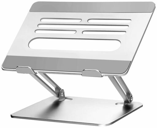 ノートパソコンスタンド折りたたみ式PCスタンド【人間工学設計】ノートpcスタンド無段階高さ角度調整腰..