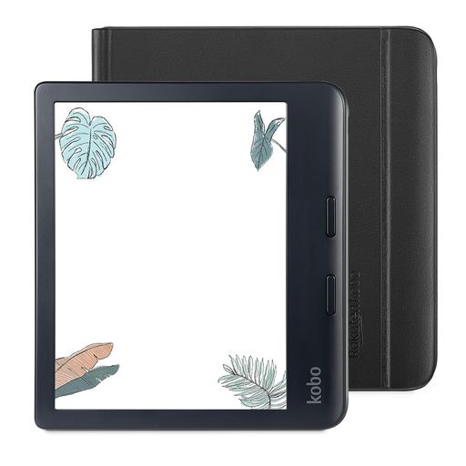 KoboLibraColour(ブラック)ノートブックスリープカバー(ブラック)セット/カラー対応/書き込み機能/タブレット/Eink/7インチ/電子書籍リーダー/32GB/防水/IPX8/の商品画像