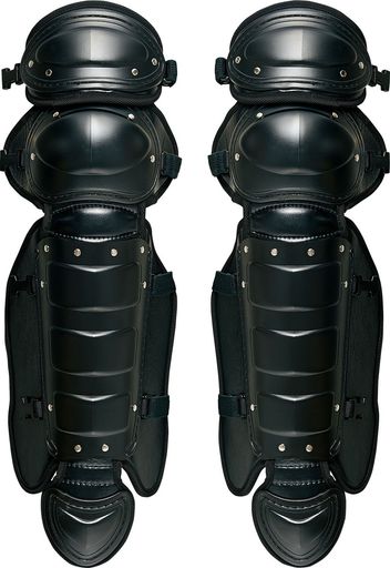 ゼットZETT硬式用キャッチャー防具レガーツレガースBLL018ブラック-