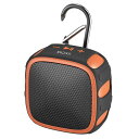 DOSSE-GO3小型BLUETOOTHスピーカーIP67防水耐衝撃22時間再生ワイヤレスステレオポータブルスピーカーコンパクトマイク内蔵MICROSDカード対応お風呂USB-C充電プレゼントに最適(オレンジ)(2)