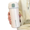 MYEEDA水筒500mlステンレスボトルタンブラー蓋付き魔法瓶シームレス水筒小学生女の子waterbottle洗いやすい保冷ボトルおしゃれコーヒーオシャレ保冷保温杯持ち運びステンレスタンブラー可…(3)