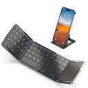 BLUETOOTH折りたたみ式ワイヤレスキーボードタッチパッド搭載ワンタッチ切替接続3台WINDOWSIOSANDRIOD対応TYPE-C充電ブルートゥースIPAD/ノー/PC/パソコン/タブレット/スマホ用英語配列(2)