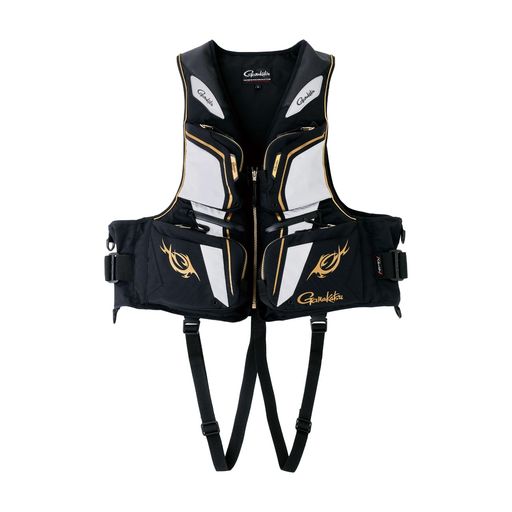がまかつ(Gamakatsu)フローティングベストGM2193ブラックxホワイトL