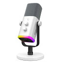 FIFINEUSB/XLRスタンドアロンマイクテレワークストリーマーゲーマーコンテンツクリエイター向け単一指向性ダイナミックマイクPC/PS4/PS5/サウンドカード/ミキサー/オーディオインターフェー…(2)