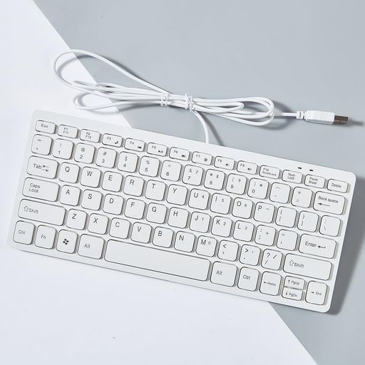 K1000USB有線キーボードミニ英語配列78キー静音小型薄型コンパクトテンキーなしメンブレンUSB接続1.5Mコード付きPC/ノートパソコン/コンピュータWINDOWSMACに対応(ホワイト) K1000USB有線キーボードミニ英語配列78キー静音小型薄型コンパクトテンキーなしメンブレンUSB接続1.5Mコード付きPC/ノートパソコン/コンピュータWINDOWSMACに対応(ホワイト)