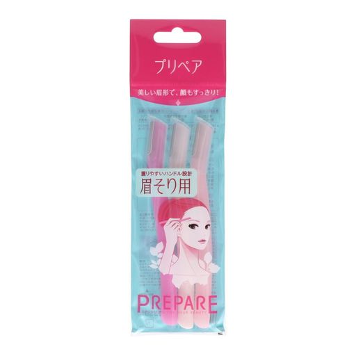 《セット販売》資生堂プリペア眉そり用(3本)x3個セット使い捨てカミソリ 《セット販売》資生堂プリペア眉そり用(3本)x3個セット使い捨てカミソリ