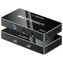 C.AMOUR2024キャプチャーボード4K60FPSパススルーSwitch対応1080P60FPSキャプチャーUSB3.0ビデオキャプチャーSwitchPS3PS4PS5Xboxゲーム配信画面共有録画配信用撮像