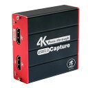 SHUONEキャプチャーボード4K入力、HDMIキャプチャパススルーボード、USB(2)