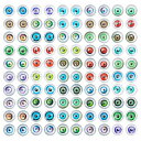PHPandaHall目柄12mmガラスカボションミックス100個50種ゾンビ爬虫類の目ラウンドビーズクリスタルスクエアドーム拡大レンズ効果ドラゴンフクロウカエル動物の眼粘土造形用DIY用手芸用品