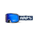 100%ワンハンドレッドパーセントVALNORヴァルナーレンズスノボスノーボードスキースノーゴーグルギア100-valnorIndigo-Mirror-Blue-Lens