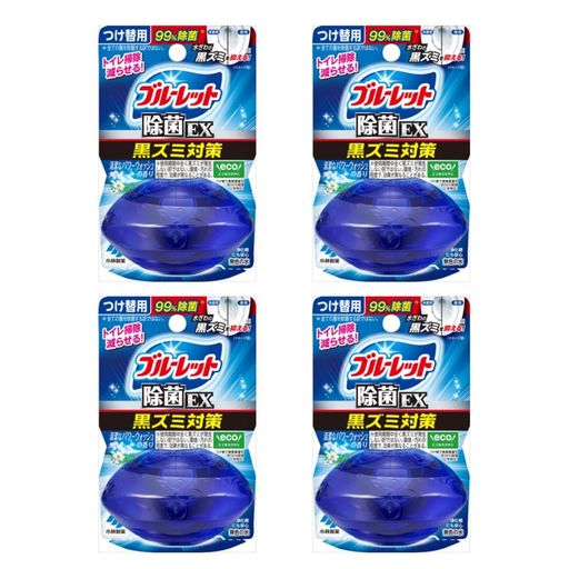 液体ブルーレットおくだけ除菌EXトイレタンク芳香洗浄剤詰め替え用パワーウォッシュの香り70mlx4個