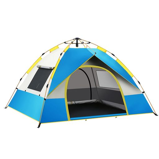 テントキャンプテントワンタッチテントアウトドアテントテント子供キャンプテントテント二重層折りたた..