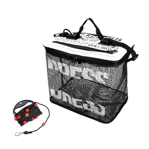 ドレス(DRESS)折りたたみフローティングスカリホワイトMステルスブラックEVA多機能釣り釣り具釣り用ケースバッカンタックルバッグBOXストリンガー活かしバケツ