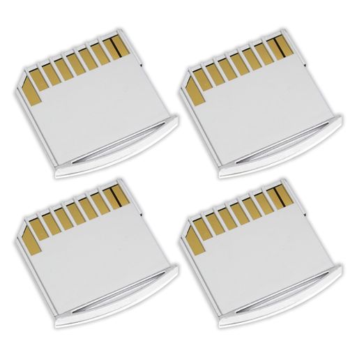 HAMILO変換アダプターMicroSDカードをSDカードに変換MacBook4個セット