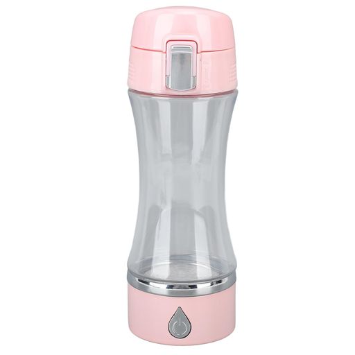 水素水生成ボトル、ヘルスケア420ミリリットル使いやすいポータブルSPE(ピンク)