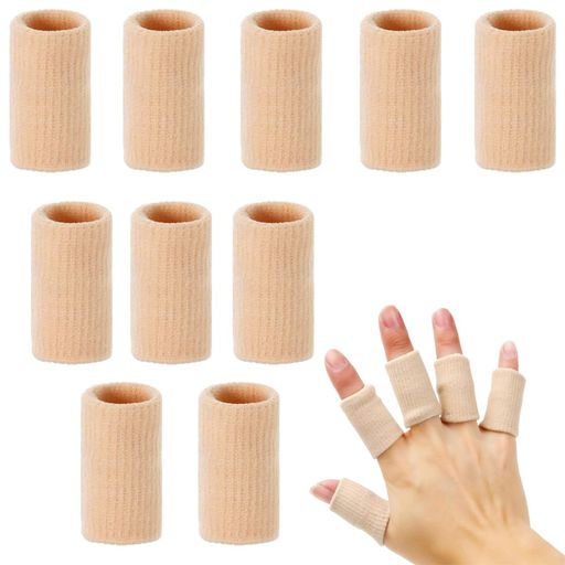 指サポーターフィンガープロテクタースリーブフィンガーサポーター手指保護フィンガースポーツ用指カバ..