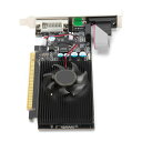 ロープロファイルグラフィックスカード、PCIExpress2.0、用1GBDDR2ビデオカード、サイレント動作、効率的な冷却、コンピュータアクセサリGT2101G64ビット