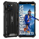 OUKITELWP32SIMフリースマホ本体12GBRAM128GBROM1TB拡張可能6300MAHの大容量バッテリーANDROID13防水防塵耐衝撃スマホ本...