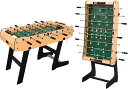 HLC4FT折りたたみサッカーテーブル子供フーズボールサッカー室内ゲーム121.5x61x81.2cm家族用サッカーベビー誕生日クリスマスプレゼント親子の交流