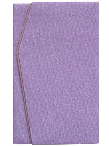 永観日本製高級二重ちりめん金封ふくさ浅紫(慶弔両用)E-814