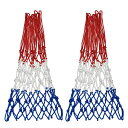 Sanung競技用バスケットボールリングネットオールシーズン天気対応可能12リング7節ヘビーポリエステル標準バスケットボール用切替用ネット手提げ袋付き屋外屋内適...