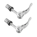 XAUTOHAUX自転車シートポストクイックリリースピンシートポスト串ボルトアルミニウム合金2個銀色8mm