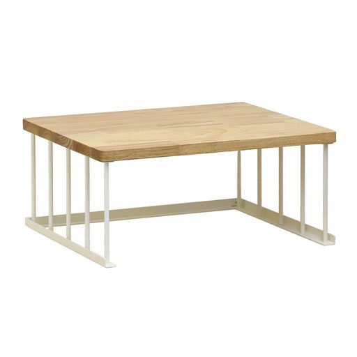 COLLENDHAKトースターラック木目スチールナチュラル40x35x18cmキッチンラック