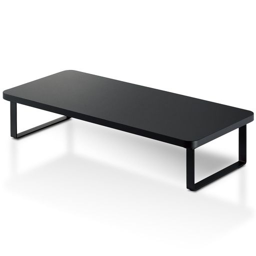 エレコムモニタースタンド高さ12cmフルキーボード収納対応ブラックPCA-DPSW5925BK