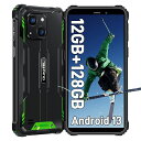OUKITELWP32SIMフリースマホ本体12GBRAM128GBROM1TB拡張可能6300MAHの大容量バッテリーANDROID13タフネススマホIP68...