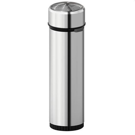 マクセルイズミ回転式メンズシェーバー「CLeancutシリーズ」乾電池式ロングセラーモデルIZD-C289-Sシルバー