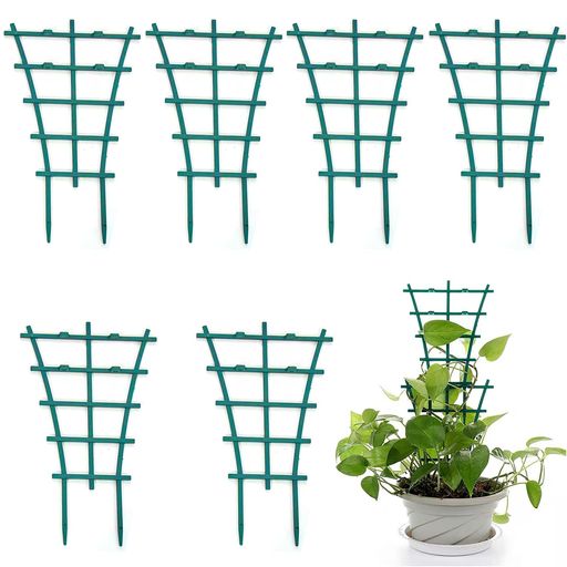 園芸支柱植物支柱【6個セット】植物サポートフレーム花ささえステークガーデニング用支柱ミニトレリス..