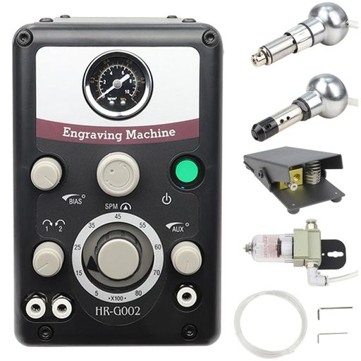 双頭空気圧彫刻機ジュエリーRollingEdgeマシン彫刻機彫刻機金属彫刻RollingEdgeマシン米国プラグ