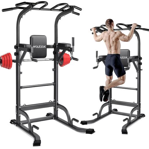 懸垂マシン【7in1多機能・改良バー・耐荷重200kg】チンニングスタンド高度11段調節可能Wolfyokfitness..