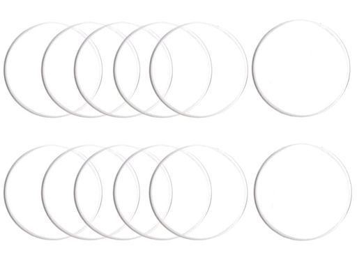 seimeinoki厚さ4mmアクリル板円形10枚入直径100mm透明アクリル円板アクリルベース円形アクリル台座看板..