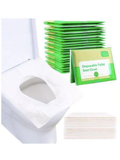 KITAX便座シート使い捨て流せる携帯ポータブルトイレカバー大きめ冷たくないホワイト(150)