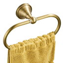 Bathfirstタオルリング真鍮製アンティークブロンズ21cm壁掛けねじ取付タオルホルダータオルバータオルハンガータオル掛け