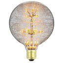 TIANFANエジソン電球花火LED電球AC85-265V装飾電球G95巣シーリングライト電球ナイトライト(G125)(3)