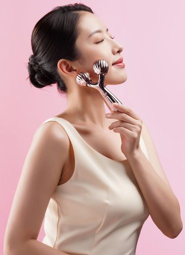 美容ローラーブリリアントV美顔ローラー顔ボディ身体小顔ローラーフェイスケアボディローラーむくみフェイスローラーカトレ