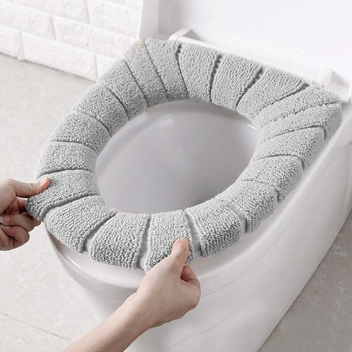 Lovesole便座カバー厚手トイレカバートイレ用品ソフトふわふわトマット便器マット伸縮性抗菌防臭洗える..