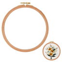 刺繍枠15cm刺繍フープ刺繍ツールクロスステッチ枠円形刺しゅう枠欅木製刺繍枠手芸用品アンティーク風DIY刺繍縫製初心者
