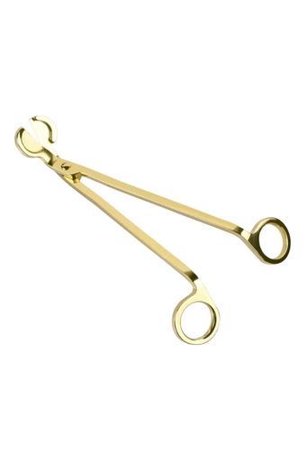 wumioキャンドルトリマーゴールド芯切りハサミろうそく蝋燭キャンドルウィックトリマーステンレストリ..