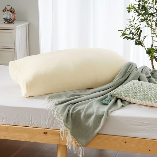 ベルーナ(BELLUNA)足枕就寝用腰痛むくみ父の日母の日高め2タイプ柔らかめ固め枕弾力性もちもち足まくらフットピロークッションふんわりボリューム快眠男女兼用カバー付きファスナー付…