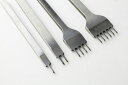 クラフトメイトレザークラフト工具菱目打ち(1本目2本目4本目6本目)4本セット(3mm間隔)