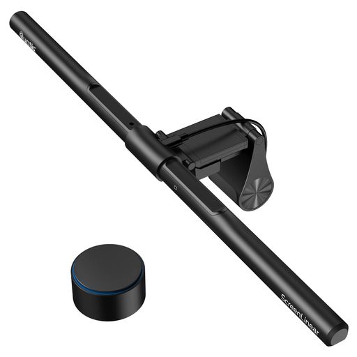 Quntisデスクライトモニターライトバーライト【51cm無線リモコン自動調光1200Lux高演色性曲面モニター..