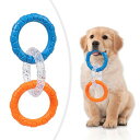 GHOSTCAT犬おもちゃ噛むおもちゃゴム製頑丈で壊れにくい歯磨き安全で無毒運動不足解消ストレス発散知育玩具お手入れ簡単小型・中型・大型犬に向けパープル